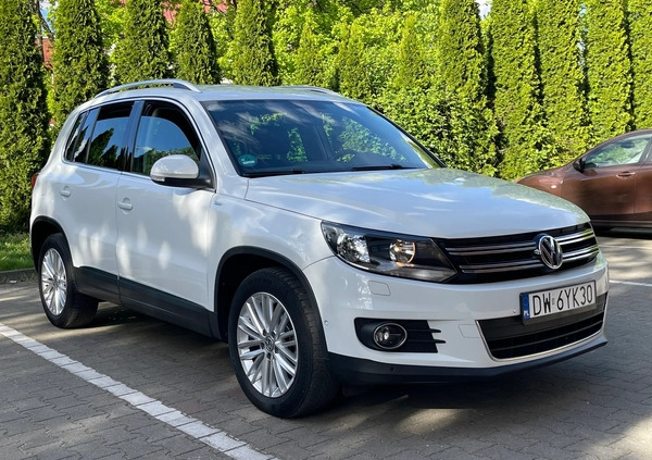 Volkswagen Tiguan cena 55800 przebieg: 135700, rok produkcji 2015 z Wrocław małe 631